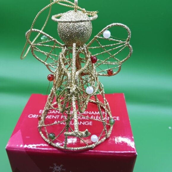 Avon wire christmas ornament angel - Picture 6 of 6